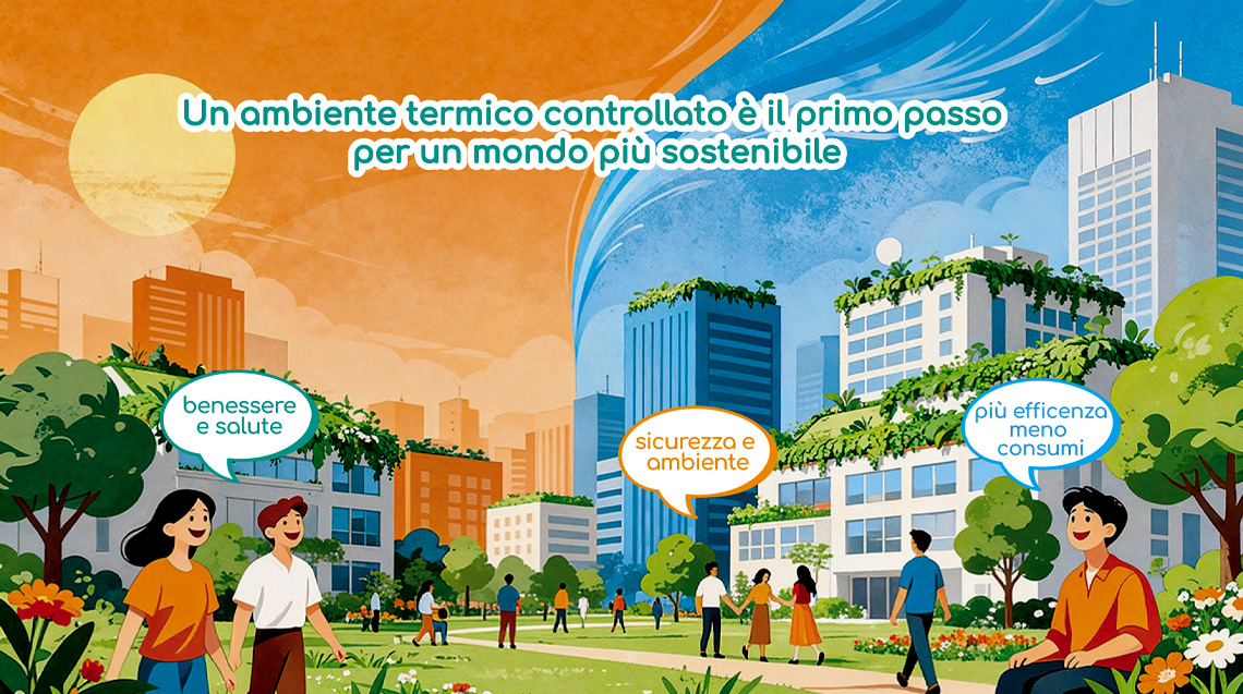 concept creativo caldo e freddo